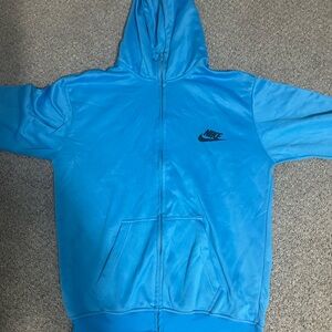 Large Nike Vibrant Blue Full-Zip Hoodie & pants